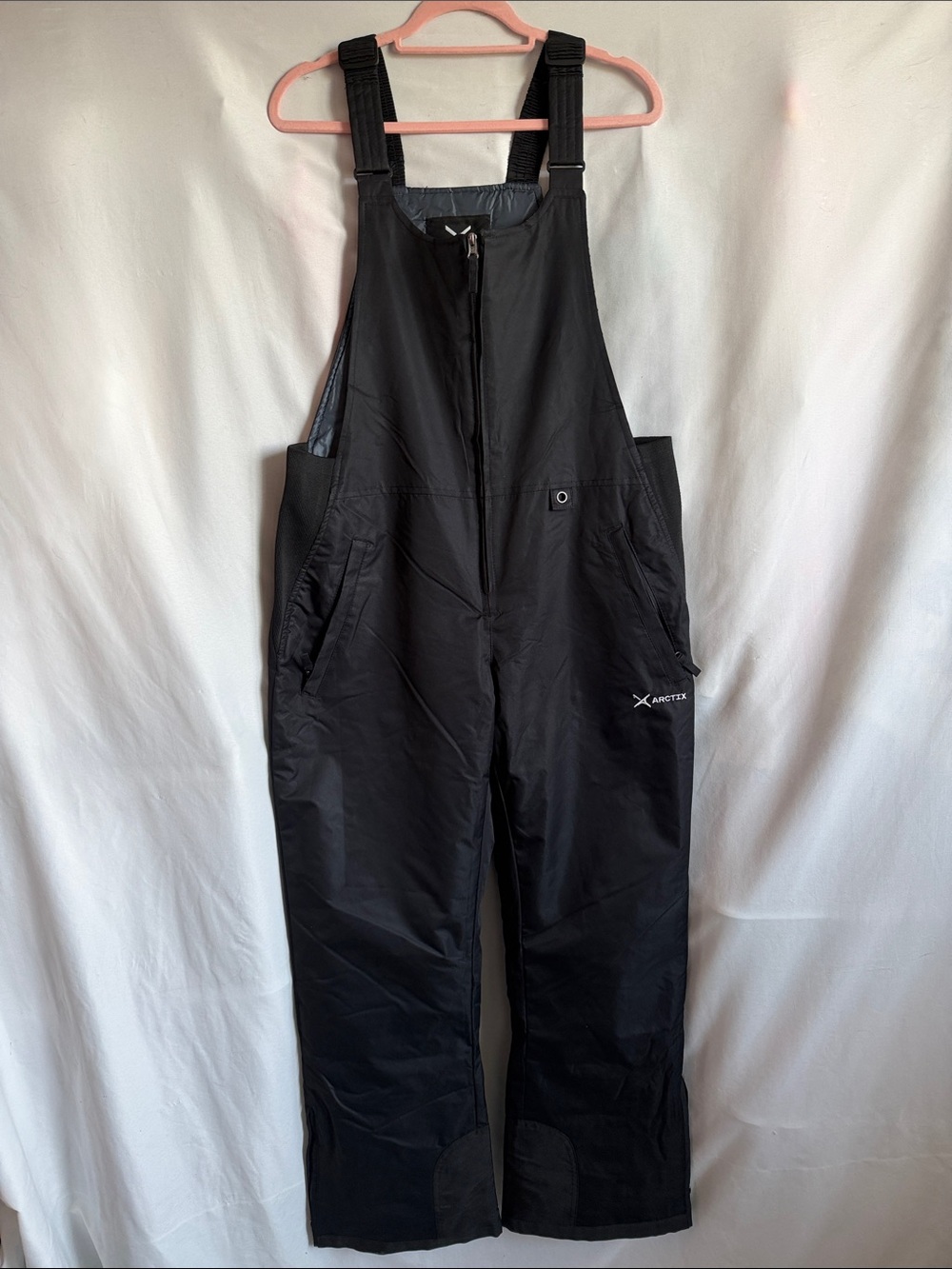 Arctix Black Insulated Snow Bibs